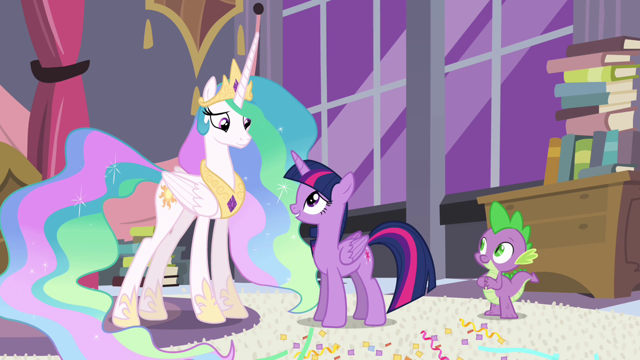 Image - Twilight talking with Princess Celestia S4E01.png - My Little ...