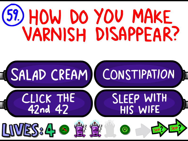 Question 59 the impossible quiz 2 the impossible quiz wiki