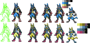 I was also cleaning out my pictures and happened to found some Mega Lucario ...