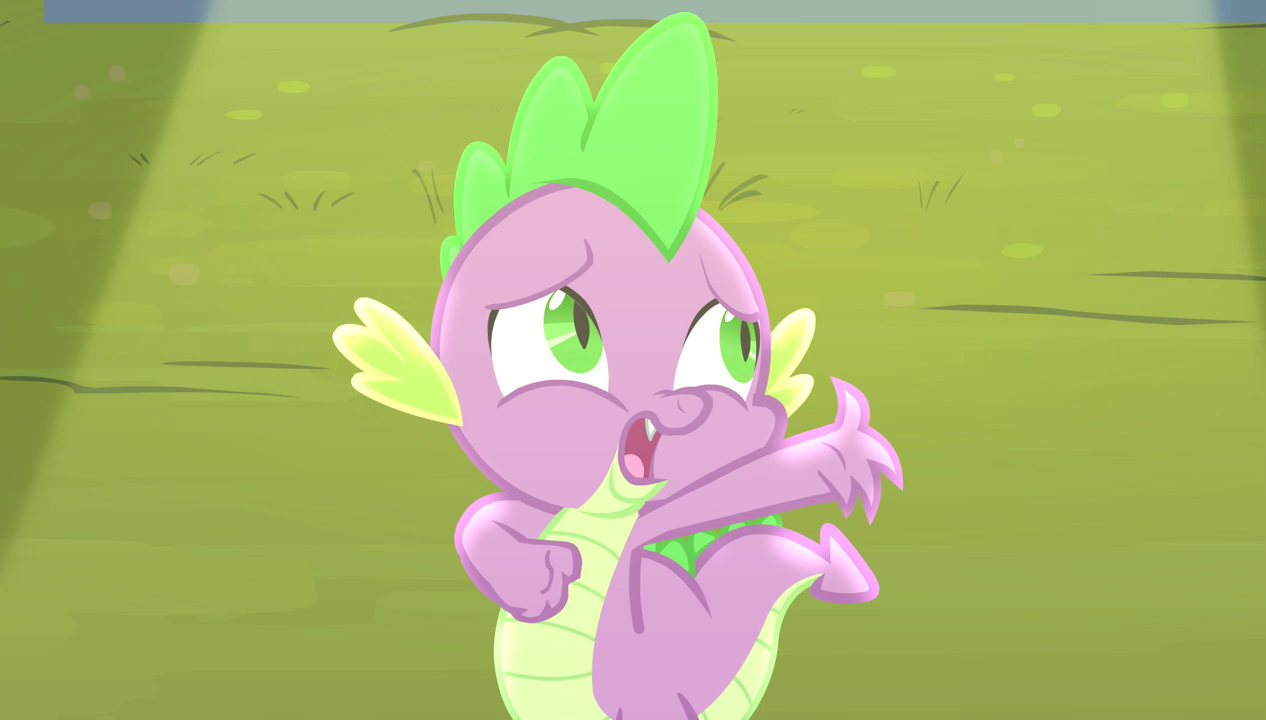 Image - Spike starts singing poorly S4E24.png - My Little Pony ...