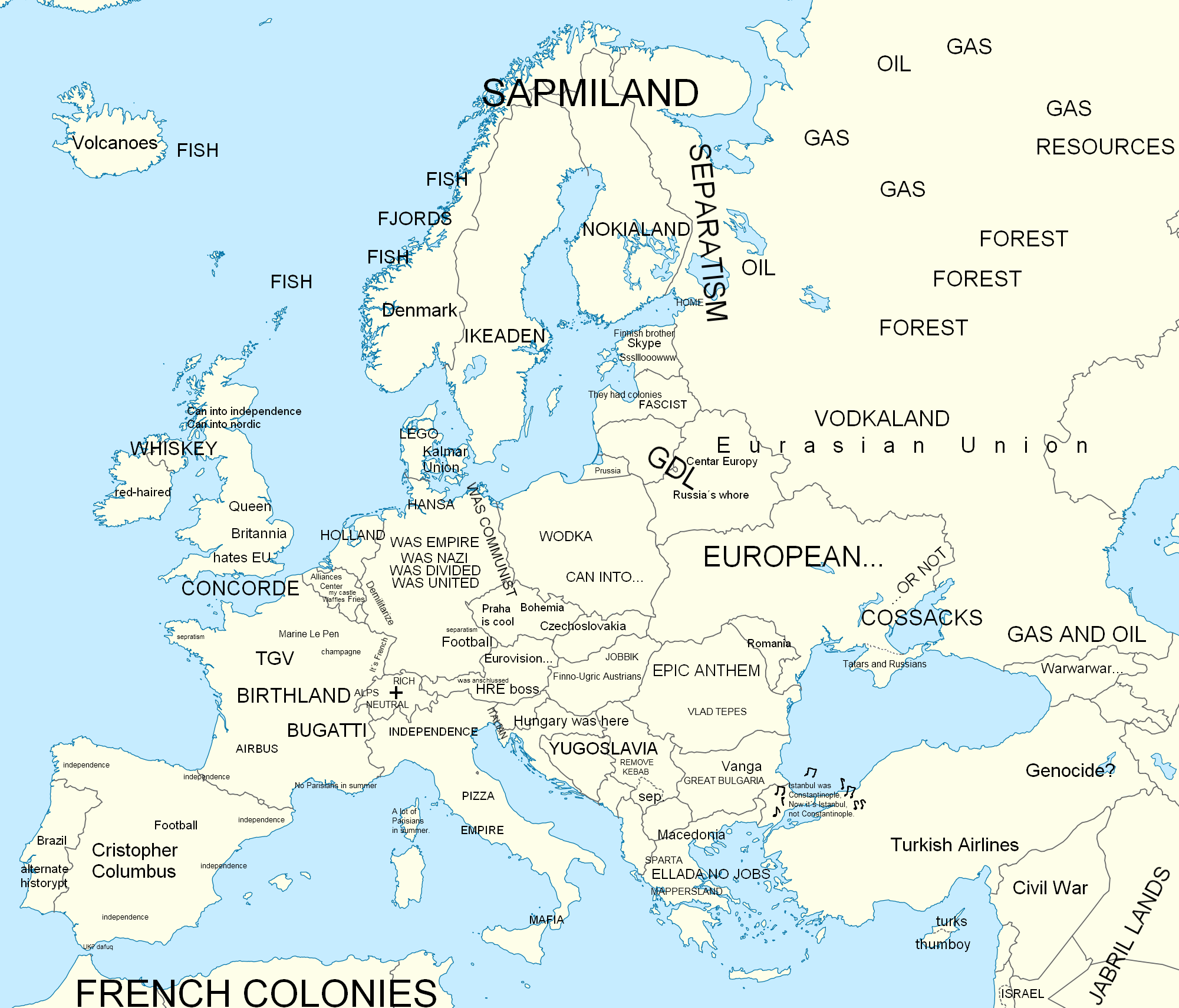 Europe According To Mappers - TheFutureOfEuropes Wiki