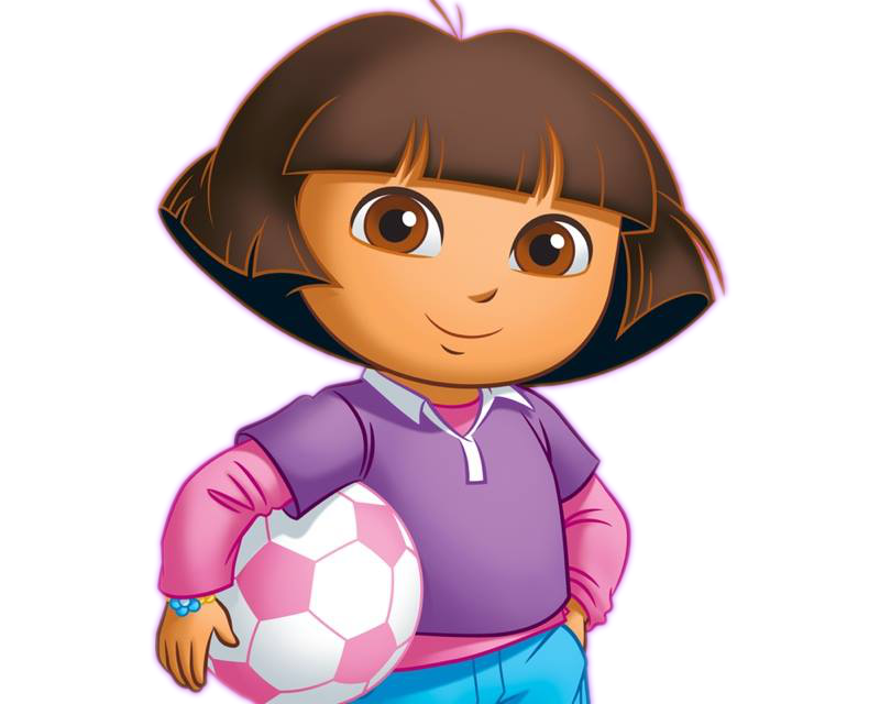 Image - Dora holding soccer ball.png - Dora the Explorer Wiki