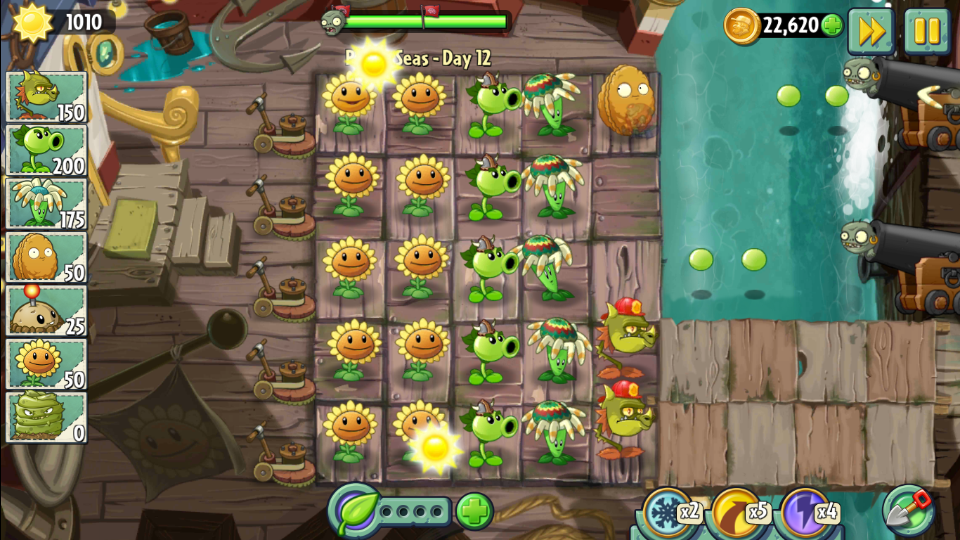 Pirate Seas - Day 12 - Plants vs. Zombies Wiki, the free Plants vs ...