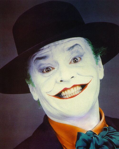 Batman 1989 Joker No Makeup - Mugeek Vidalondon