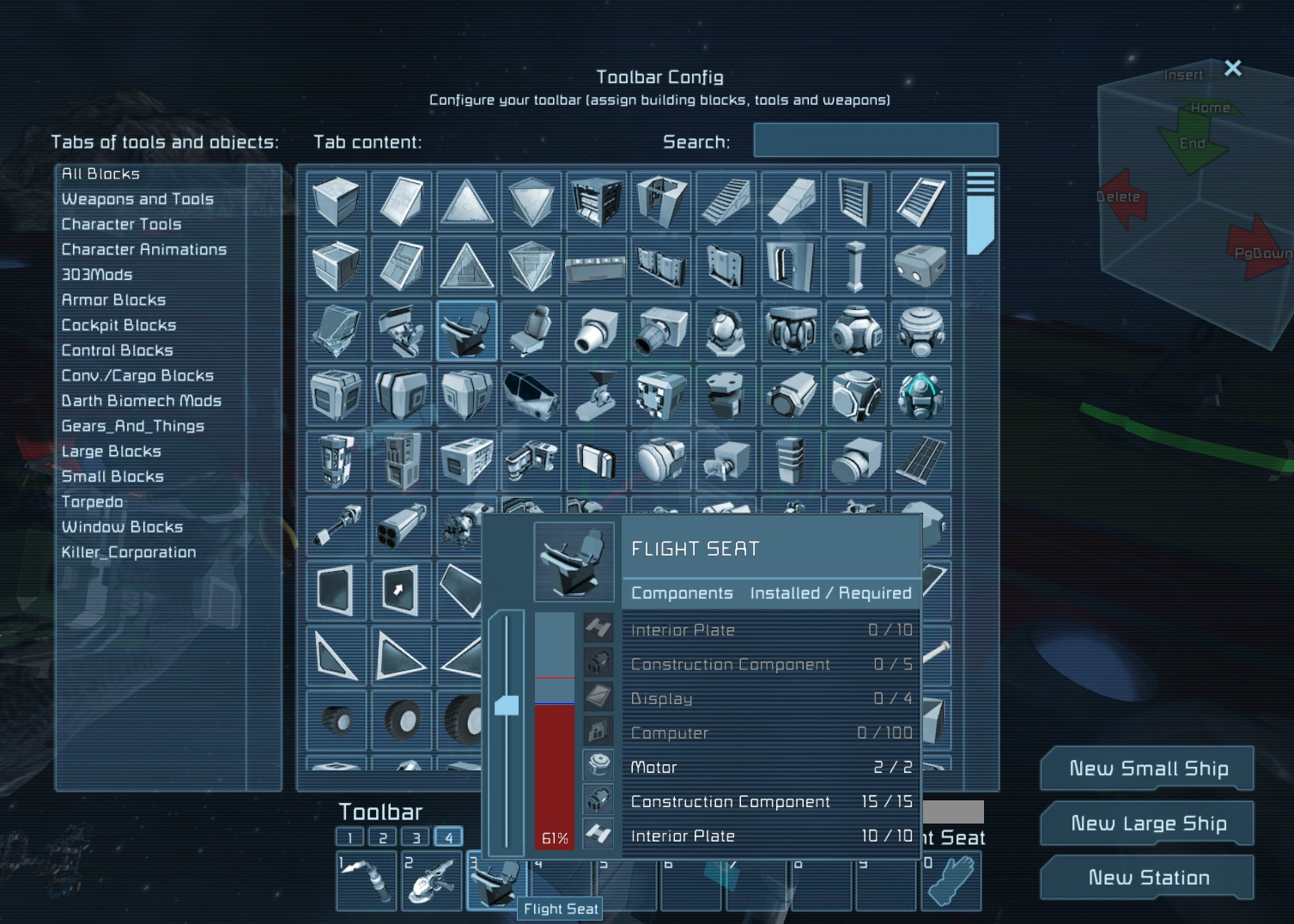 Place Blocks in Creative Mode Keen Software House Forums