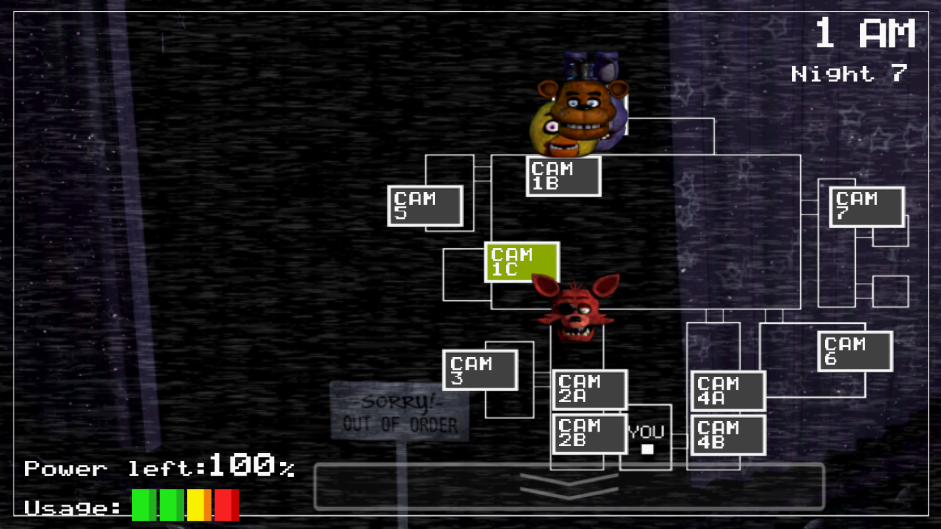 Карта five nights at freddy s 1