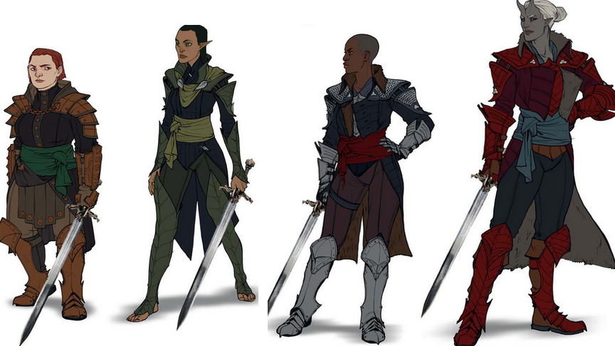 Image - Female Inquisitor Armors.PNG - Dragon Age Wiki