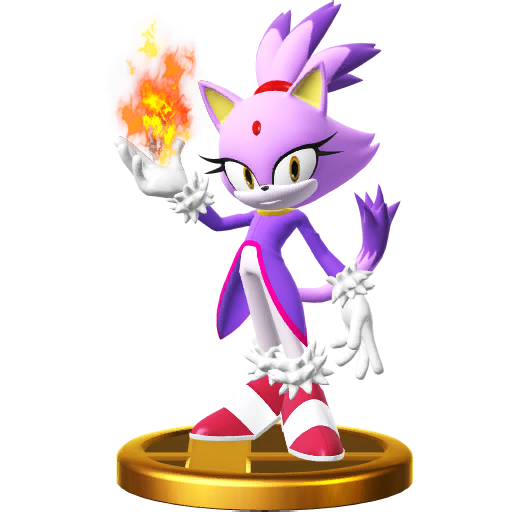 File:Blaze (super smash bros wii u).png - Sonic News Network, the Sonic ...