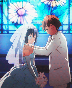 Image - Rikka and Yuuta at their wedding1.gif - Degrassi Wiki - Wikia