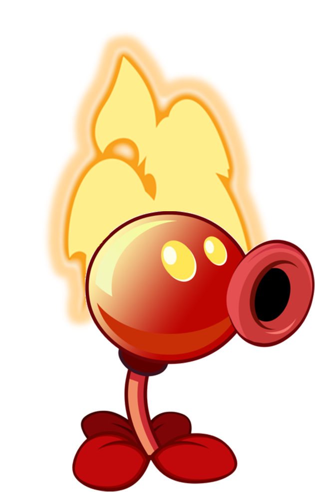 Image - Fire Peashooter (Old Design).png - Plants vs. Zombies Wiki, the