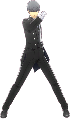 P4D Yu Narukami butler outfit change