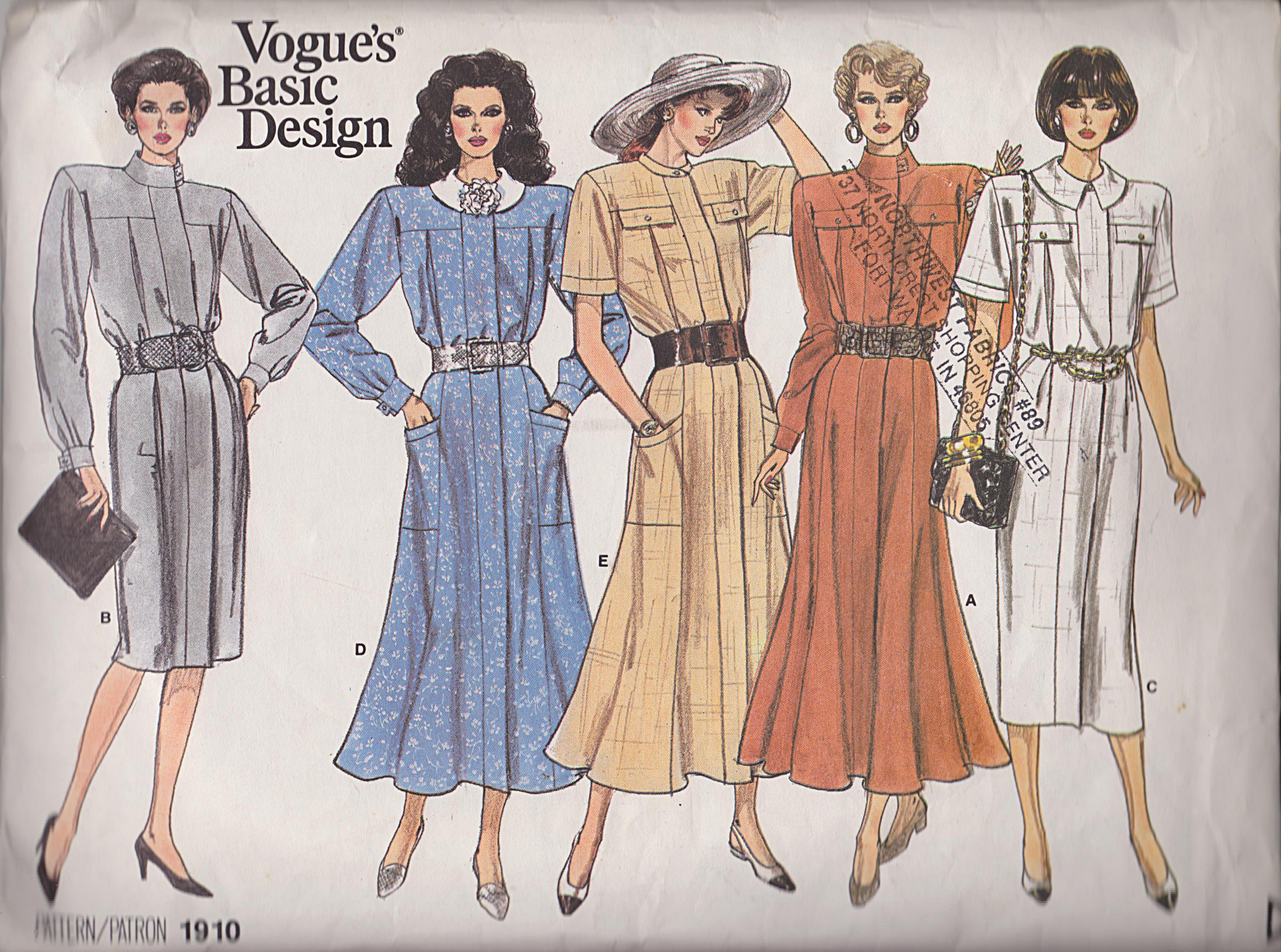Vogue 1910 B - Vintage Sewing Patterns